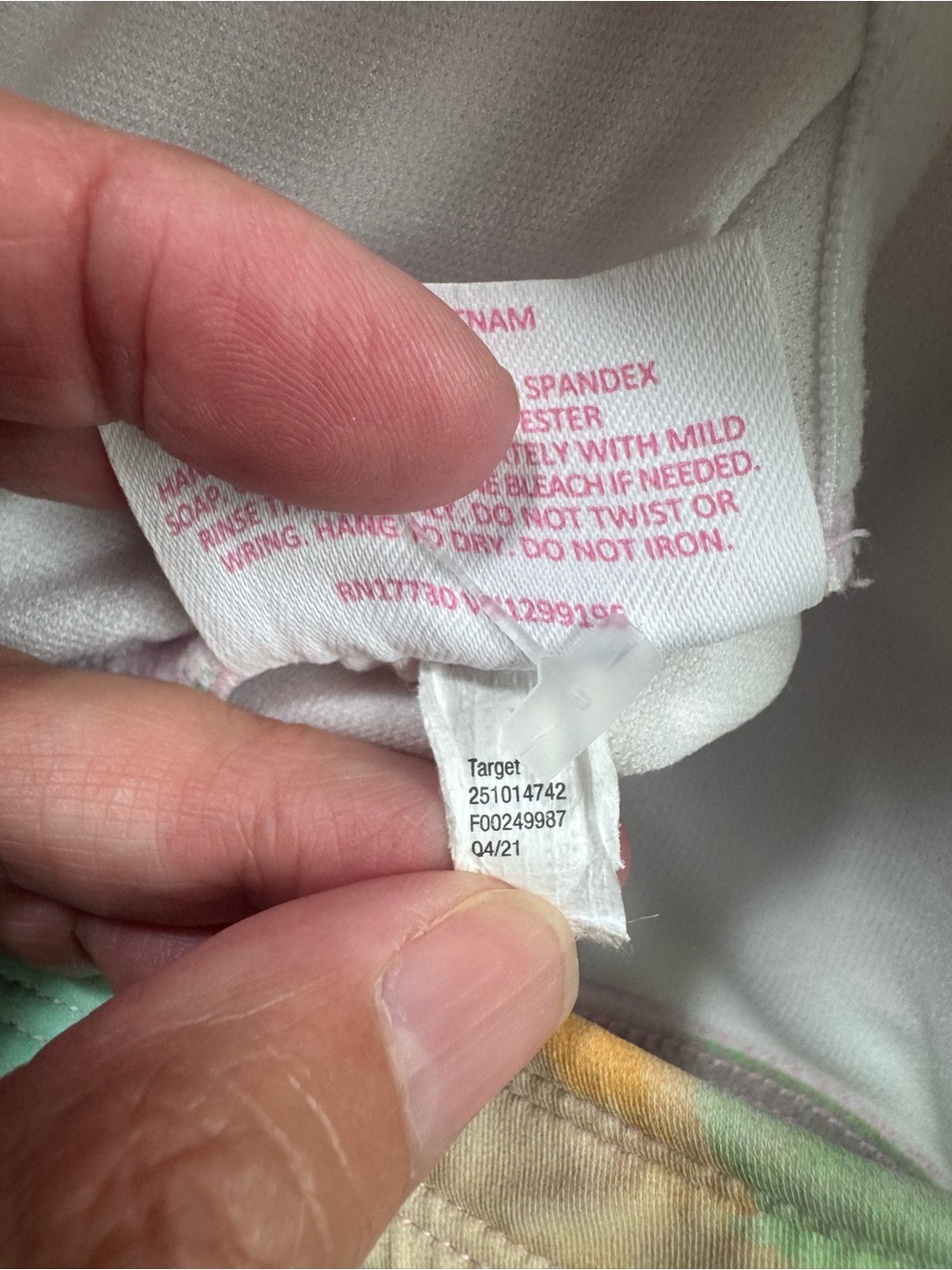 Stoney Clover Lane x Target Rainbow Tie Dye One Piece Swimsuit Small S Pastel Y2 - Picture 10 of 11